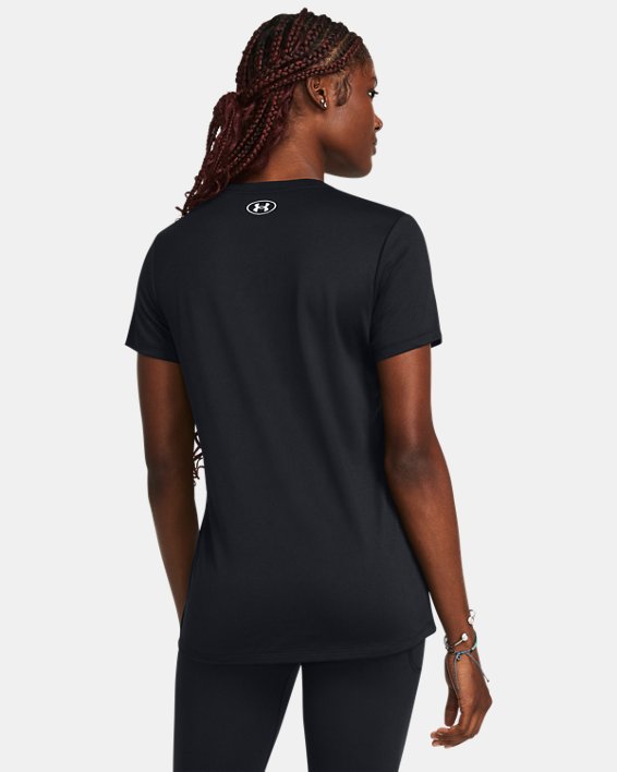 Women's UA Tech™ Marker Short Sleeve, Black, pdpMainDesktop image number 1